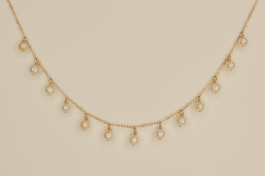 Round Princess Pearl Necklace