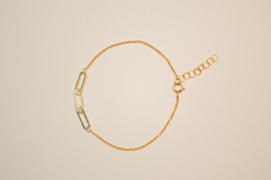 2 Tone Link Bracelet