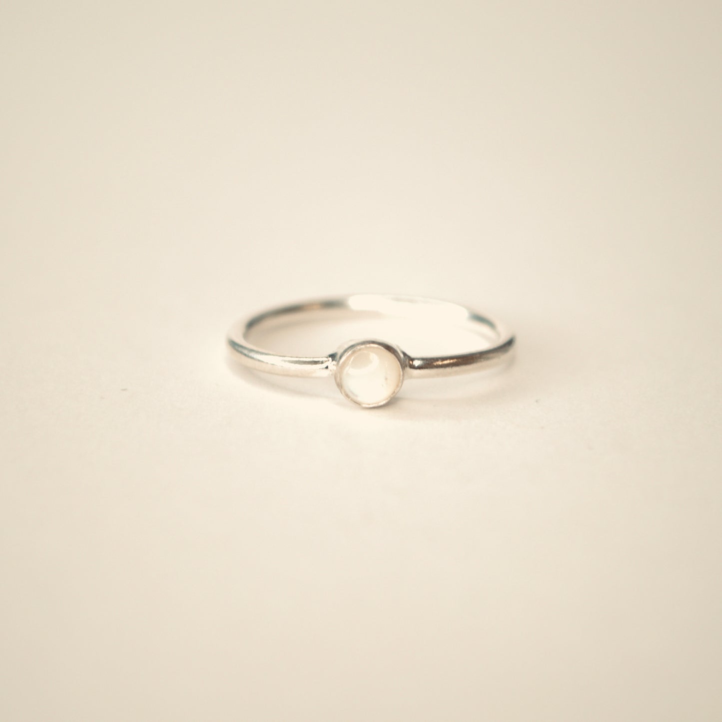 Mother of Pearl Heiress Ring