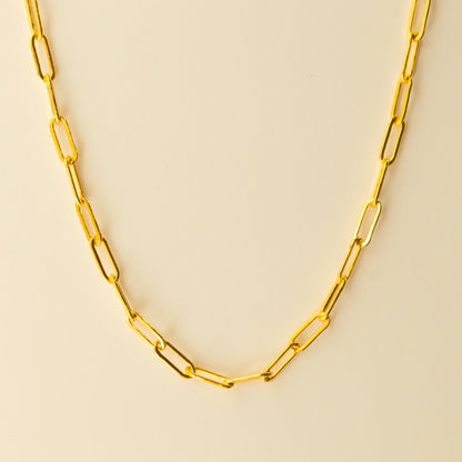 Large Paperclip Necklace