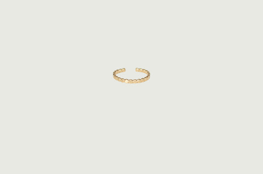 Dottie Toe Ring in 14k gold filled and .925 sterling silver by Syd Squared Jewelry