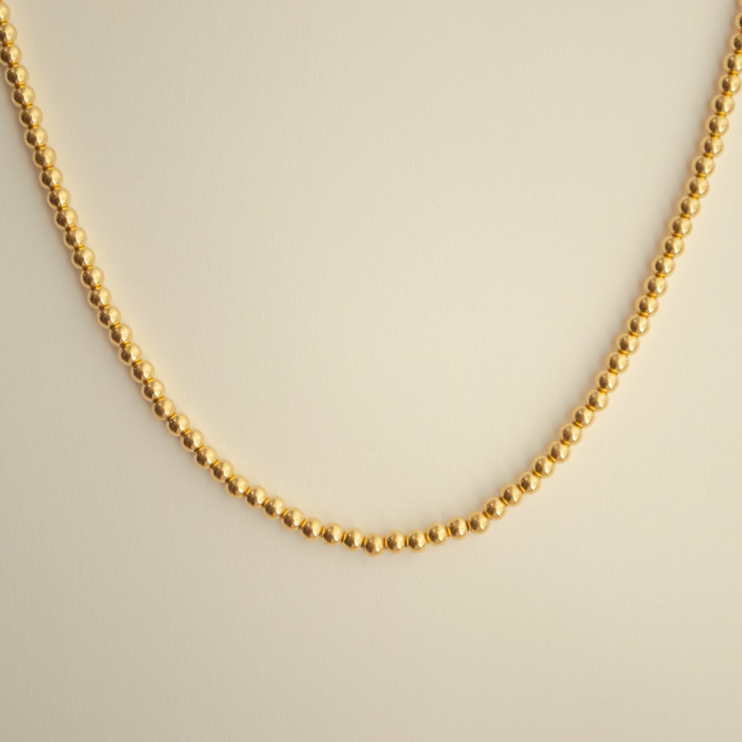 14k Gold Filled Beaded Necklace