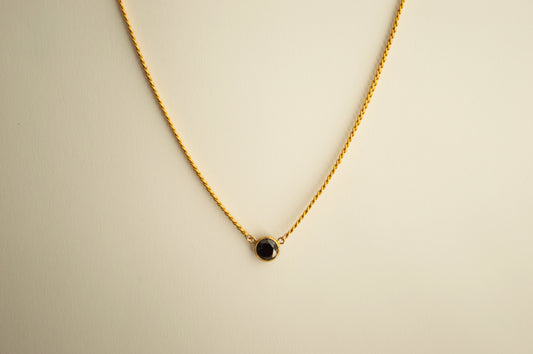 Onyx Connector Necklace