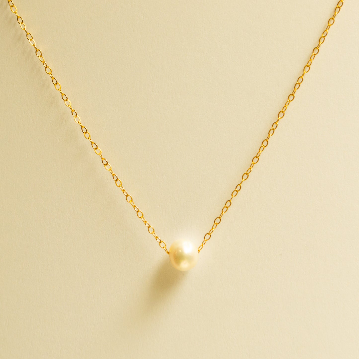 Sliding Pearl Necklace