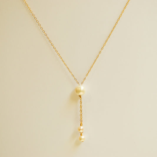 Pearl Lariat Necklace