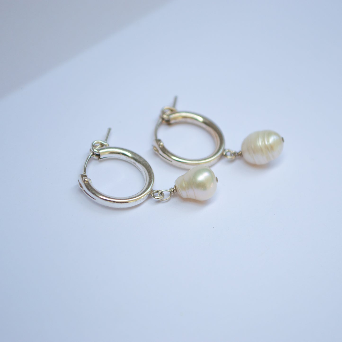 Pearly Girly Hoops