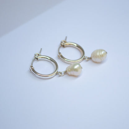 Pearly Girly Hoops