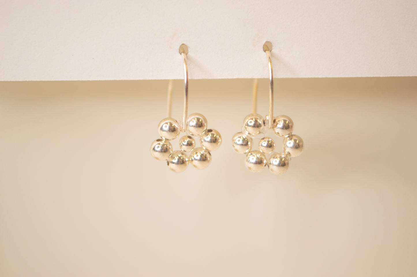 Beaded Flower Earwire
