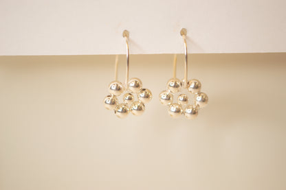 Beaded Flower Earwire