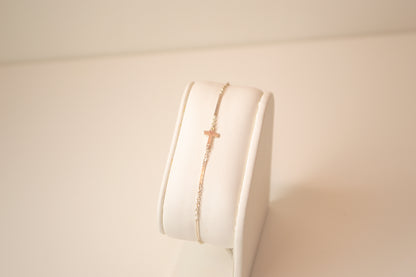 Connector Cross Bracelet