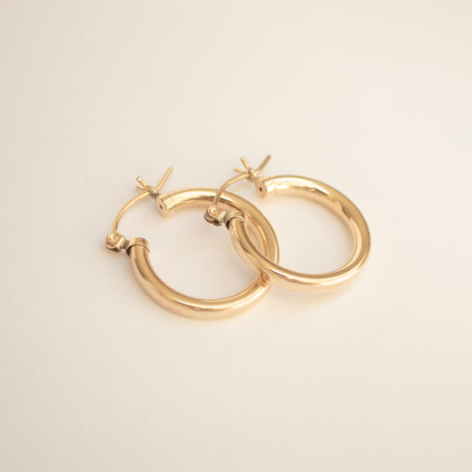 Staple Gold Hoops