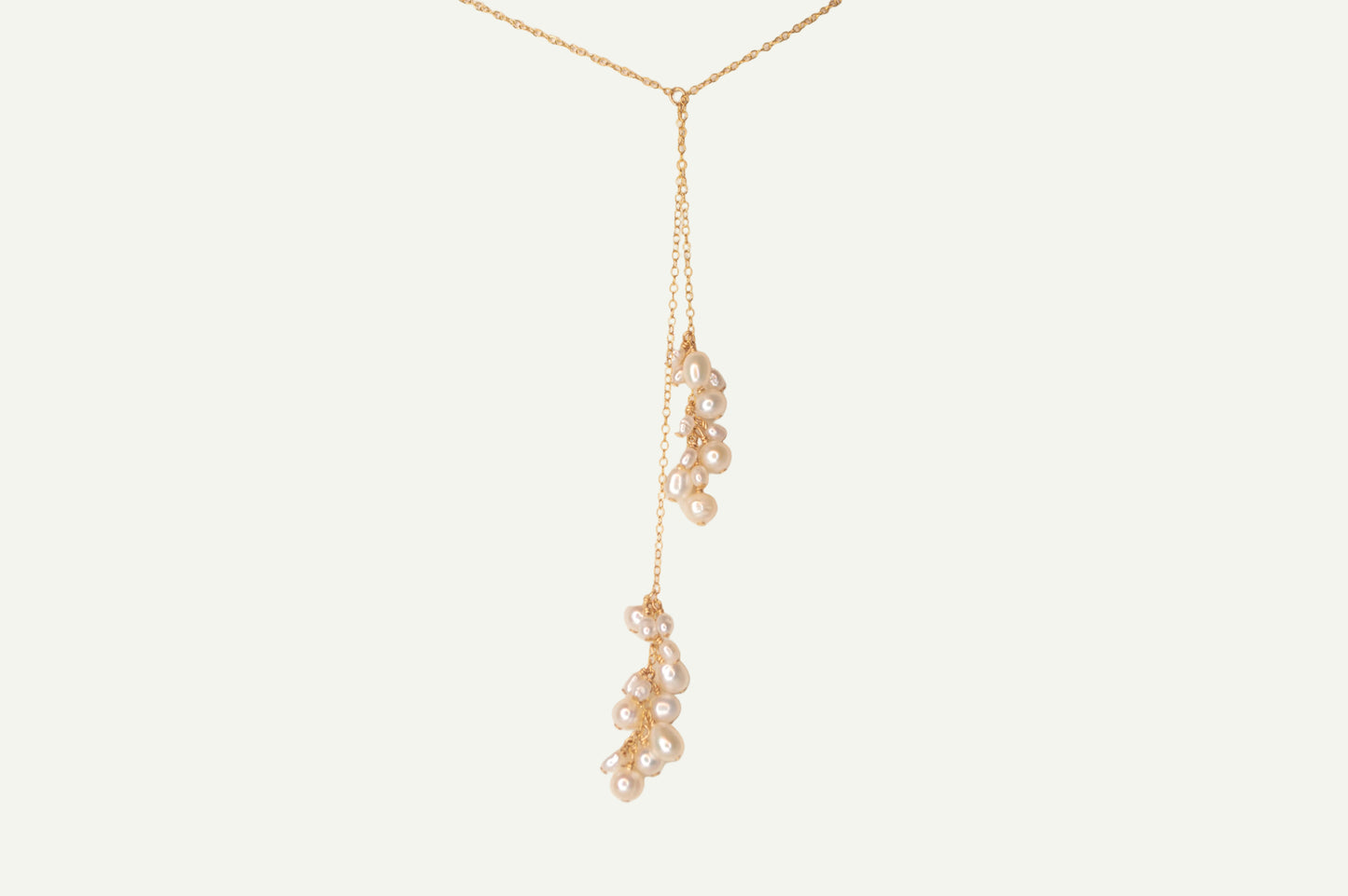 Cascading Pearl Necklace
