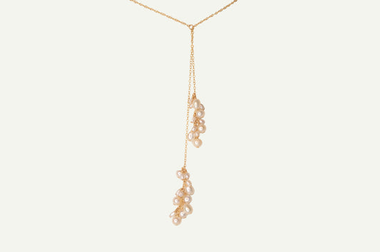 Cascading Pearl Necklace
