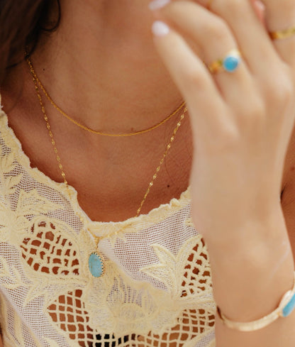 Rope Chain Necklace in 14k gold filled and .925 sterling silver by Syd Squared Jewelry