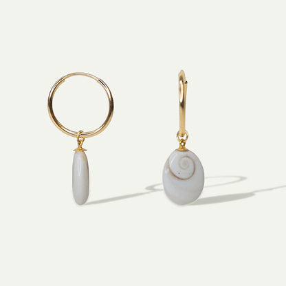 Shiva Shell Hoops