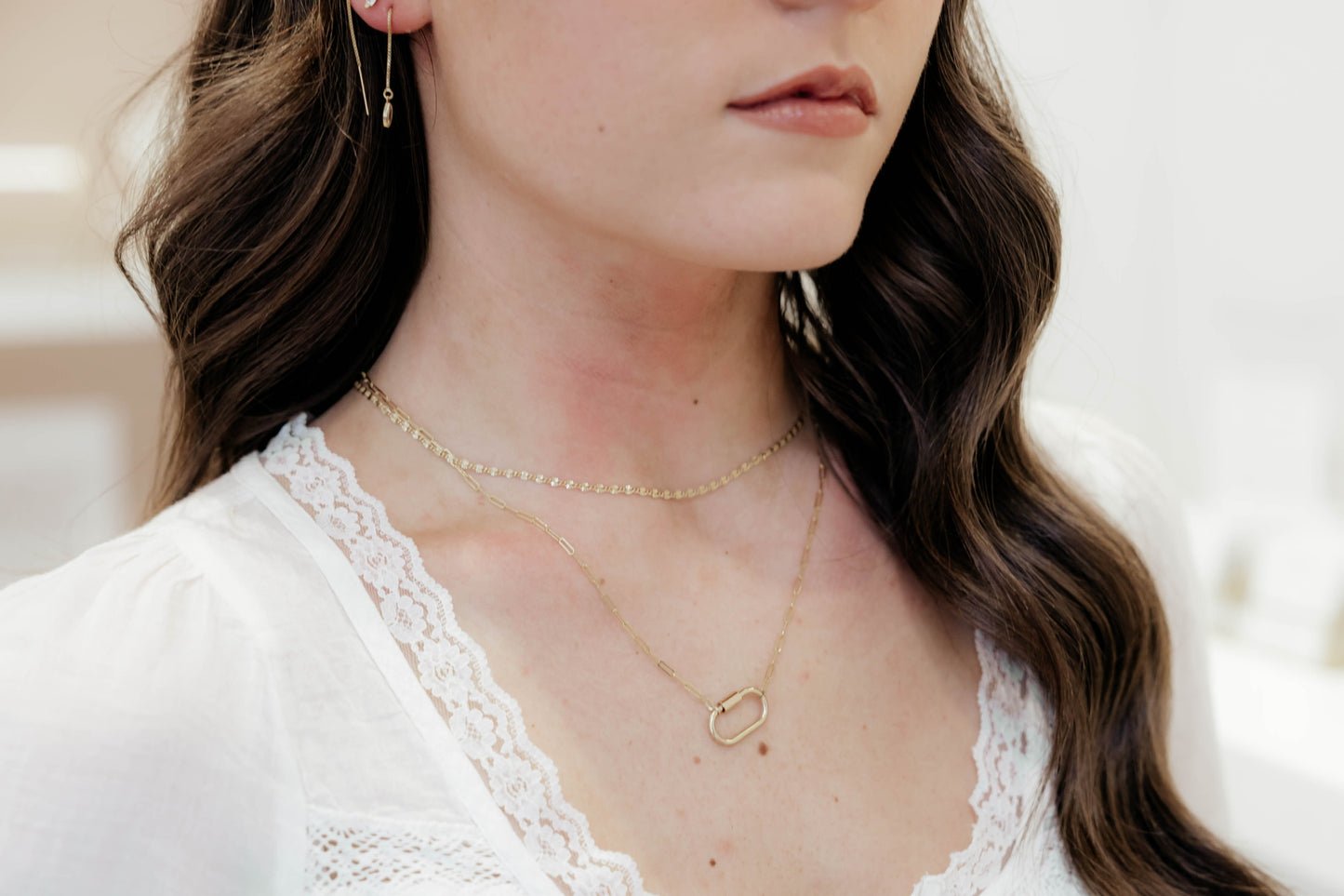 Carabiner Link Necklace