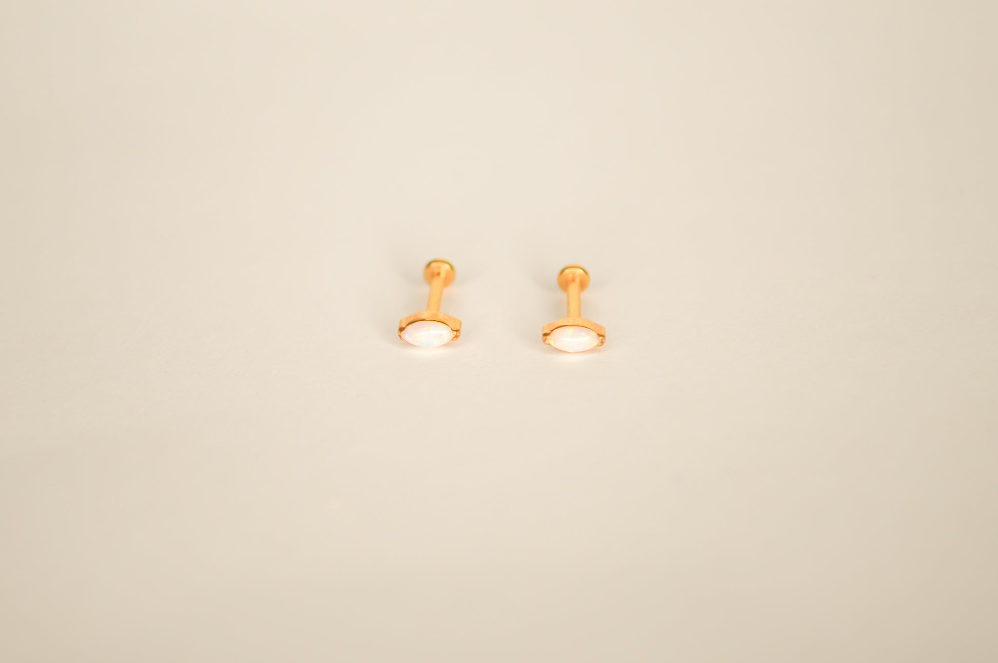Marquise opal flatback studs