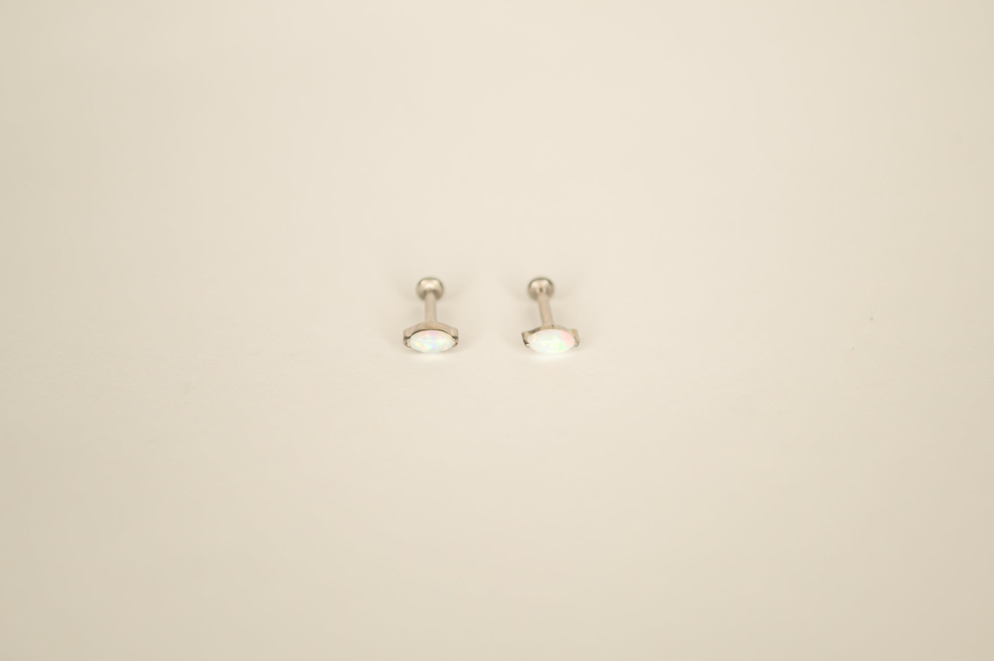 Silver marquise flatbacks