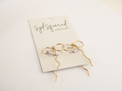 Threaded Bow Earrings