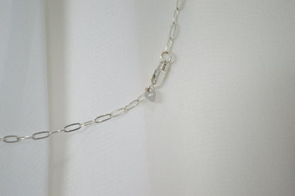 Tiny Paperclip Chain Necklace